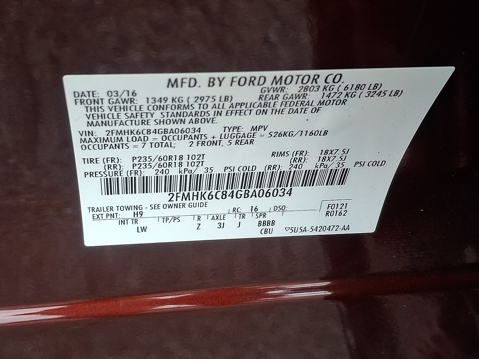 2016 Ford Flex SEL
