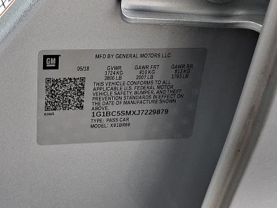 2018 Chevrolet Cruze LS