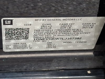 2020 Chevrolet Traverse LT Cloth