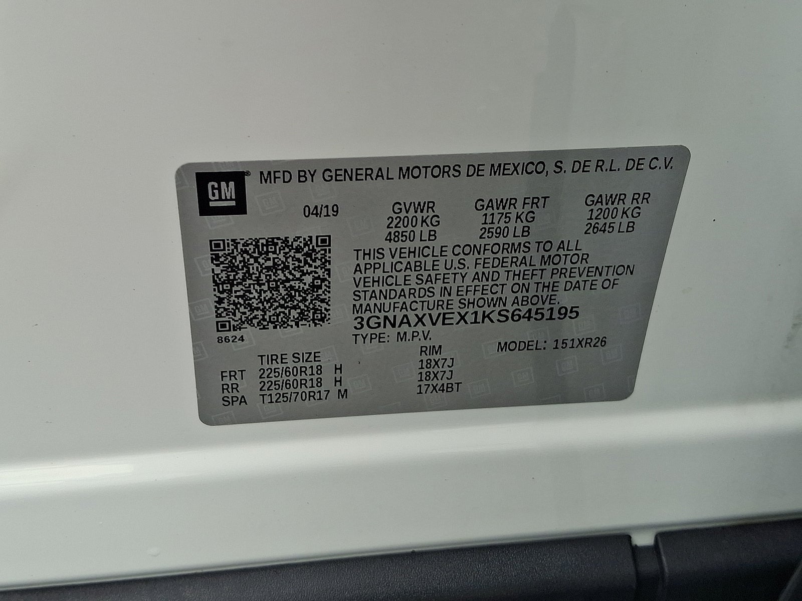 2019 Chevrolet Equinox LT