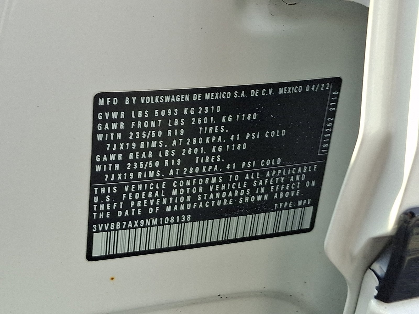 2022 Volkswagen Tiguan SE R-Line Black