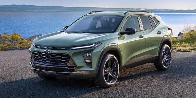 A green 2026 Chevrolet Trax
