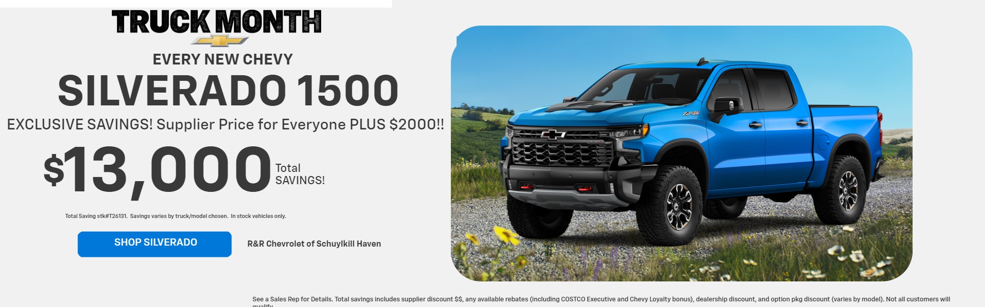 April Silverado 1500 Special