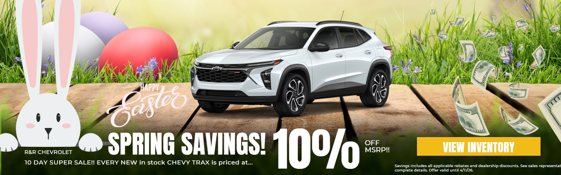 Trax 10 Day April Offer